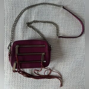 Rebecca Minkoff Leather Crossbody Bag, Magenta